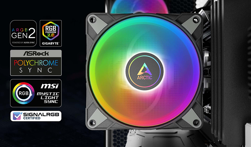 ARCTIC COOLING Freezer 36 A-RGB Black CPU Cooler